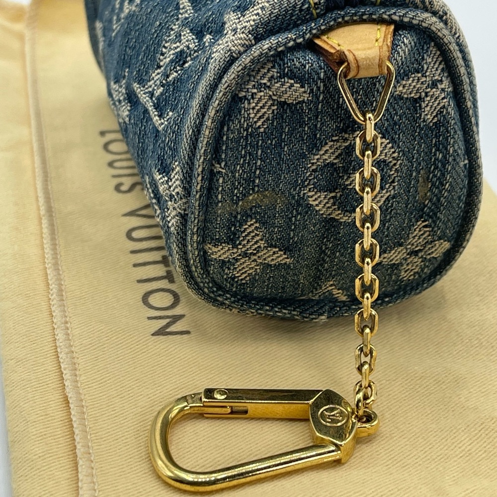 Louis Vuitton Denim Trousse Truth Speedy Pm Mini Pochette Pouch Limited Edition - Picture 8 of 16